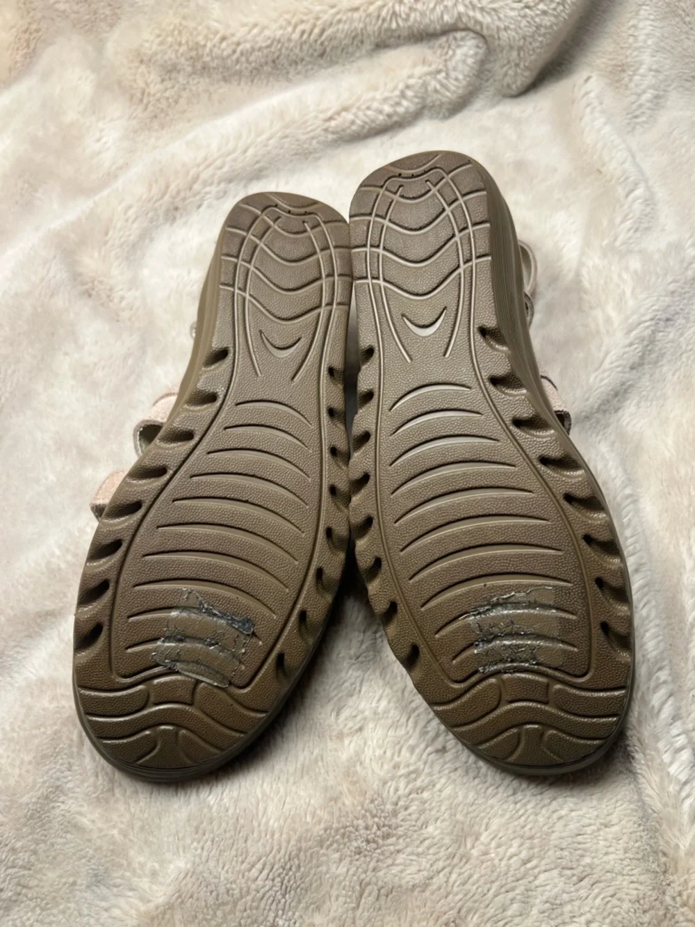 Skechers wedge memory foam wedge sandal size 7.5